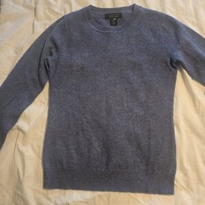 Women's Blue Cashmere Sweater